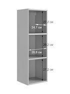 Гостиная под телевизор «Доминика К4», 2820×350×1950 мм, цвет кашемир/дуб крафт золотой - Фото 15