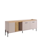 Гостиная под телевизор «Доминика К4», 2820×350×1950 мм, цвет кашемир/дуб крафт золотой - Фото 5