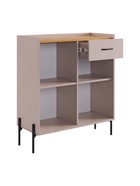 Гостиная под телевизор «Доминика К3», 2620×350×1950 мм, цвет кашемир/дуб крафт золотой - Фото 5