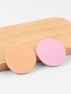 Набор для макияжа, 4 шт.: 2 пуховки, 2 спонжа, розовый/бежевый - Фото 3