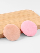 Набор для макияжа, 4 шт.: 2 пуховки, 2 спонжа, розовый/бежевый - Фото 4