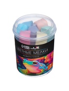 Мелки цветные для асфальта 7 штук Calligrata TOP, брусок, МИКС - Фото 2