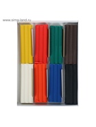 Пластилин мягкий (восковой) Calligrata, 8 цветов, 120 г - Фото 2