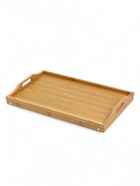 УЦЕНКА Столик - поднос для завтрака с ручками, складной, бамбук - Фото 2