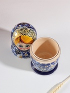 Матрёшка дерево «Марина», гжель, 5-кукольная, 19 см 10886717 - фото 16471494