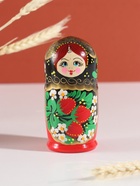 Матрёшка дерево «Анна», хохлома, 5-кукольная, 11 см 10886718 - фото 16471498