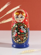 Матрёшка дерево «Птички», 5-кукольная, 15 см 10886721 - фото 16471508