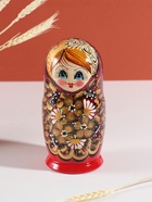 Матрёшка дерево «Цветочная», 19 см, 5 кукольная, ручная роспись 10886722 - фото 16471513