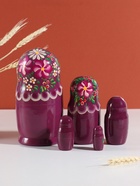 Матрёшка дерево «Любовь», сиреневый платок, 5-кукольная, 19 см - Фото 2