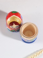 Матрёшка дерево «Любовь», красный платок, 5-кукольная, 11.5 см - Фото 4