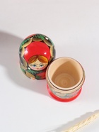 Матрёшка дерево «Наташа», красная, 5-кукольная, 12 см - Фото 4