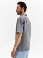 Рубашка мужская с коротким рукавом MIST, размер 54, серая - Фото 11