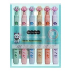 Набор маркеров-текстовыделителей 6 цветов, «Лапки с нотами» - Фото 4