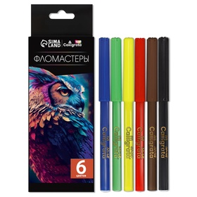 {{photo.Alt || photo.Description || 'УЦЕНКА Фломастеры 6 цветов, TOP Calligrata, в картонной коробке'}}