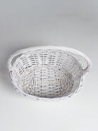 Набор корзин плетёных, овальные 3 шт. L:39×29 см, Н12 см/37 см, дно 32×22 см M:32×25xH11xHH32xB26×17 S:26x 10890236 - фото 610423