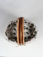 Корзина плетёная для хранения, 35×28×14.5 см, ручка h=14.5 см, лоза, с крышкой, тканевая вставка - Фото 5