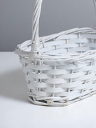 Корзина плетёная для хранения, лоза, овальная, светло - серая, набор 3 шт. - Фото 3