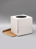 Коробка для торта, с окном, 30×30×30 см - фото 42951255