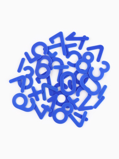 Касса цифр и счетных материалов «Монстрик», 132 элемента, МИКС