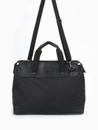 Сумка дорожная на молнии Bagsland, наружный карман, длинный ремень, чёрная - Фото 7