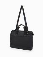 Сумка дорожная на молнии Bagsland, наружный карман, длинный ремень, чёрная - Фото 8