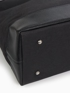 Сумка дорожная на молнии Bagsland, наружный карман, длинный ремень, чёрная - Фото 11