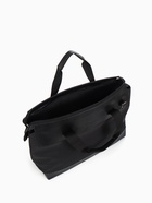 Сумка дорожная на молнии Bagsland, наружный карман, длинный ремень, чёрная - Фото 4