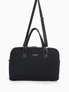 Сумка дорожная на молнии Bagsland, длинный ремень, чёрная - Фото 9