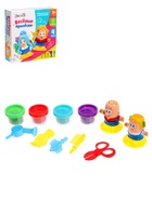 УЦЕНКА (нет пластилина) Набор для игры «Весёлые причёски» - Фото 1