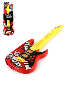 {{photo.Alt || photo.Description || 'Уценка Игрушка музыкальная - гитара «Соло», световые и звуковые эффекты, работает от батареек'}}