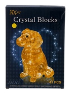 Уценка Пазл 3D кристаллический «Спаниель», 41 деталь, МИКС 10892667