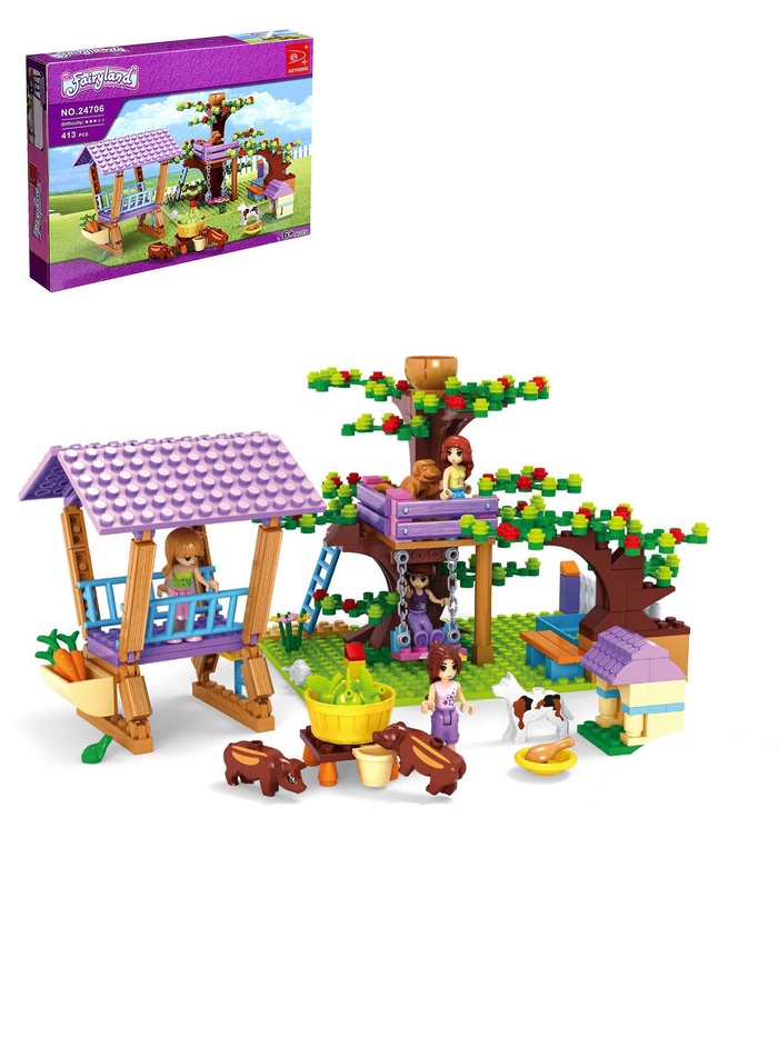 УЦЕНКА Конструктор «Ферма девчонок», 413 деталей - Фото 1