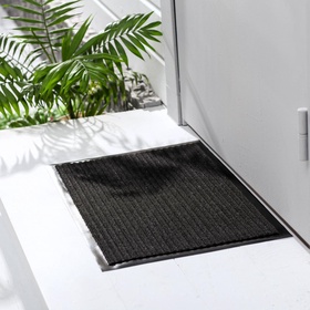 {{photo.Alt || photo.Description || 'УЦЕНКА Коврик влаговпитывающий ребристый 60×90 см «Стандарт» цвет черный'}}