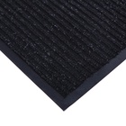УЦЕНКА Коврик влаговпитывающий ребристый 60×90 см «Стандарт» цвет черный - Фото 5