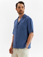 Рубашка мужская с коротким рукавом MIST, размер 52, синяя - Фото 10