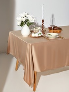 Скатерть «Этель» Gentle, бежевая, 150×220 см - фото 58035786
