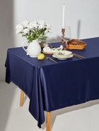 Скатерть «Этель» Sapphirine, тёмно-синяя, 150×220 см - Фото 2