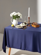 Скатерть «Этель» Sapphirine, тёмно-синяя, 150×220 см - Фото 4