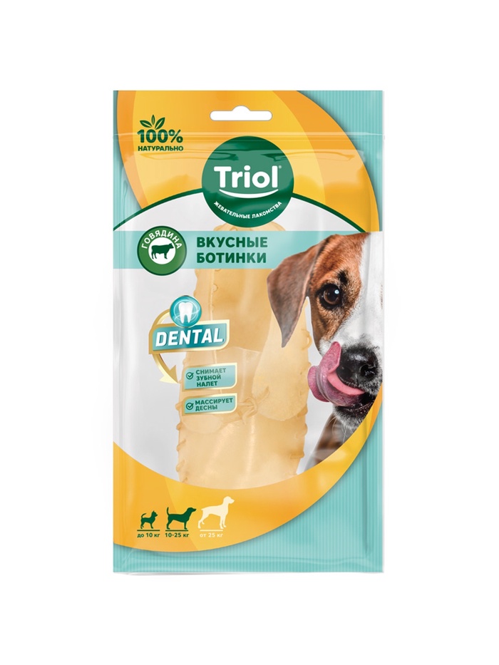 Лакомство для собак «Вкусные ботинки», 13.5 см (уп.1 шт.), серия DENTAL