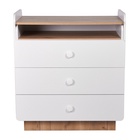 Комод-трансформер Polini kids Ameli 3010, белый-дуб крафт золотой - фото 121395003