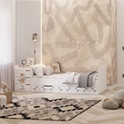 Кровать детская Фея 1100 Жирафик, белый 10846487