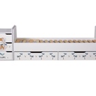 Кровать детская Фея 1100 Жирафик, белый 10846487