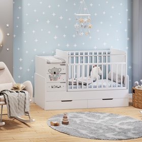 {{photo.Alt || photo.Description || 'Кровать детская Фея 1100 Коала, белый'}}