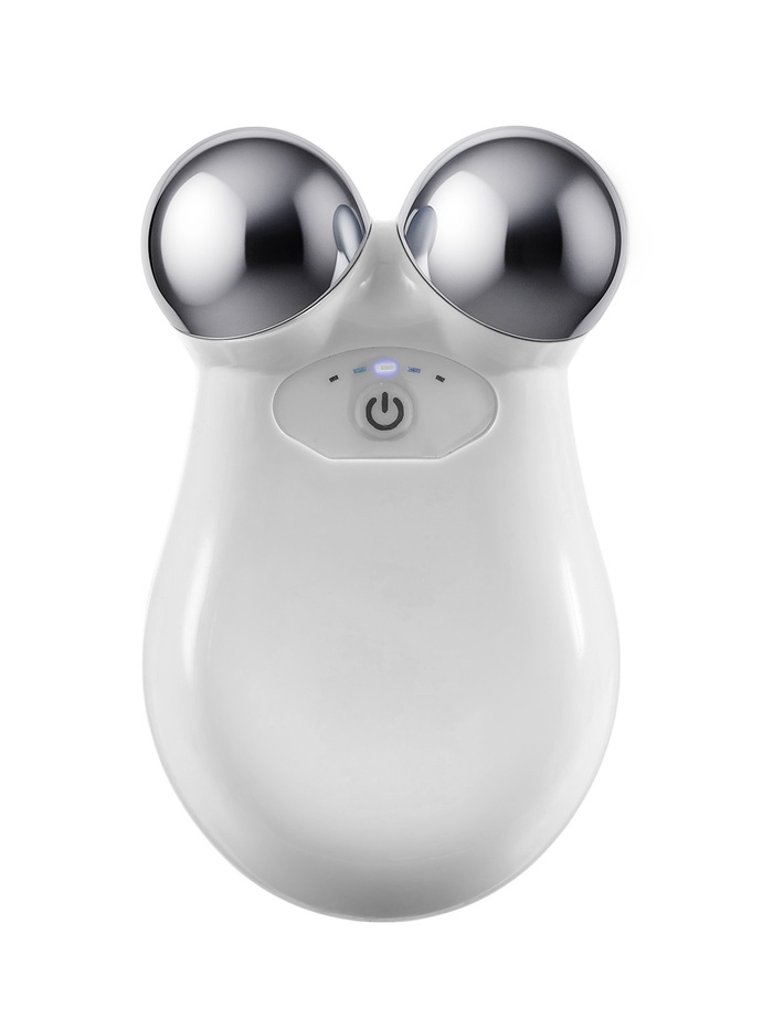 Массажер для лица LEM-28, микротоковый, от АКБ, белый - Фото 1