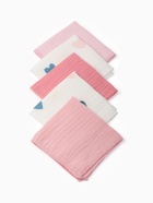 Набор платочков «Крошка Я» Colored hearts (вид 1), 20×20 см, 5 шт., муслин, хлопок 100% - Фото 4