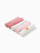 Набор платочков «Крошка Я» Colored hearts (вид 1), 20×20 см, 5 шт., муслин, хлопок 100% - Фото 8