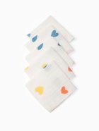 Набор платочков Крошка Я Сolored hearts (вид 2) 20*20 см-5 шт, муслин, 100 % хлопок 10858253 - фото 16556155