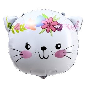Воздушный шар фольгированный 22" «Милая кошечка», фигура 10887498