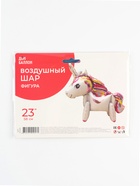 Воздушный шар фольгированный 23" «Единорог-игрушка», фигура, под воздух 10887507 - фото 319838592