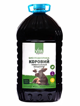 Удобрение Жидкий концентрат Viva коровий навоз 5 л., 4.6 кг 10889445